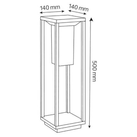 Світильник садово-парковий на сонячній батареї SOLARIS-2