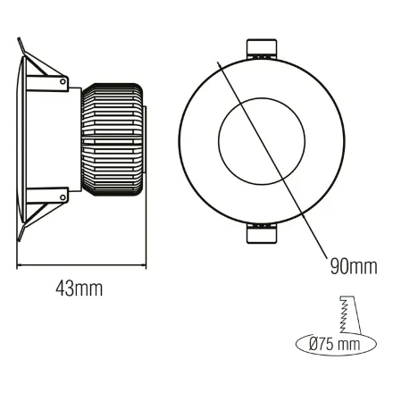 Світлодіодний світильник VANESSA-5 5W 6400K