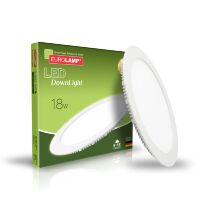 Світлодіодний світильник EUROLAMP круглий Downlight 18W 4000K