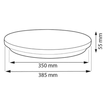Світлодіодний світильник ELECTRON-36 36W 6400k