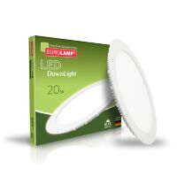 Світлодіодний світильник EUROLAMP круглий Downlight 20W 4000K