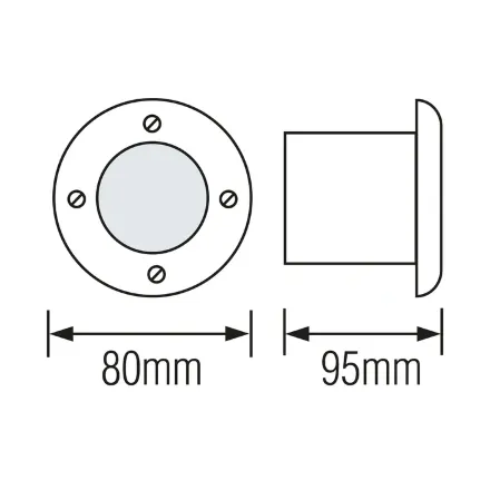Світлодіодний світильник тротуарний AZUR-3