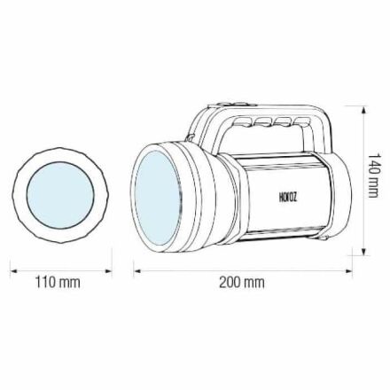 Ліхтарик ручний RAUL-5 5W