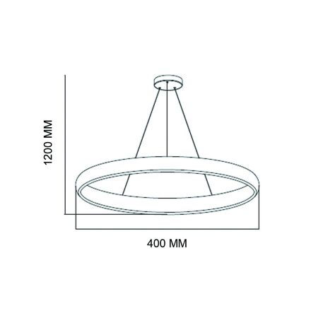Світлодіодна люстра ESSENCE-30 30W