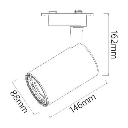 Світлодіодний світильник трековий LYON-24 24W білий