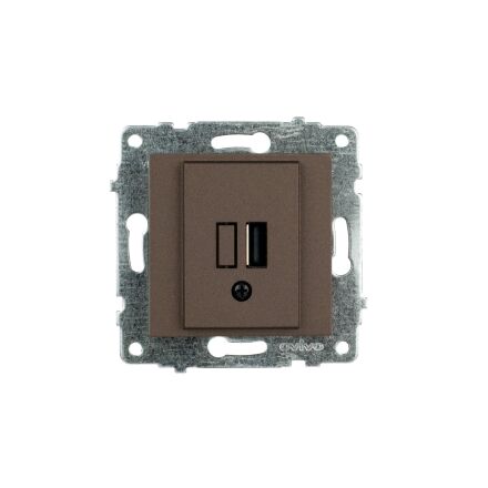 Механізм розетки USB з адаптером  мока