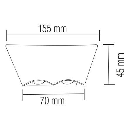 Світлодіодний світильник садово-парковий BAT-6