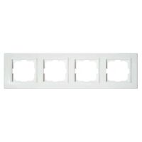 Рамка 4-на біла MINA