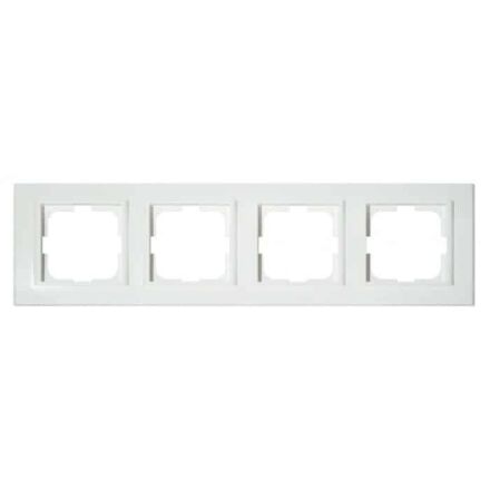Рамка 4-на біла MINA