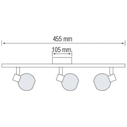 Світильник настінно-стельовий BODRUM-3