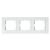 Рамка 3-на біла MINA