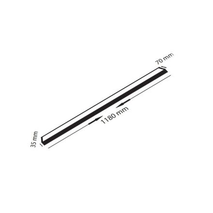 Світлодіодна люстра FORTIS-40 3CCT 40W біла