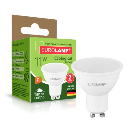 Світлодіодна лампа EUROLAMP LED SMD MR16 11W 990Lm GU10 3000K 220V