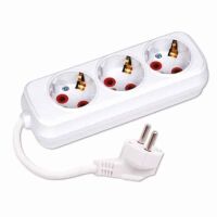 Подовжувач 3 гнізда 3 М з заземленням Подовжувач 3 гнізда 3 М з заземленням