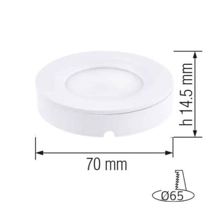 Світлодіодний світильник LUNA 3W