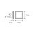 Світильник квадратний Eurolamp Downlight NEW 5W 450 Lm 4000K