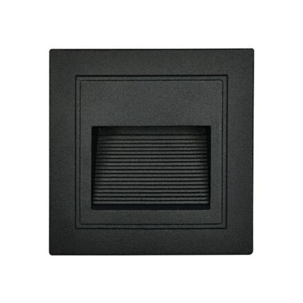 Світлодіодний світильник сходовий ICON-S 3W чорний