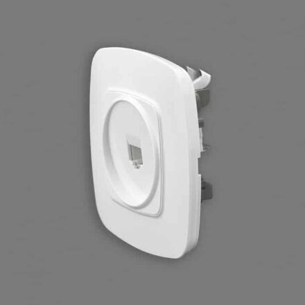 Розетка комп'ютерна біла ELA