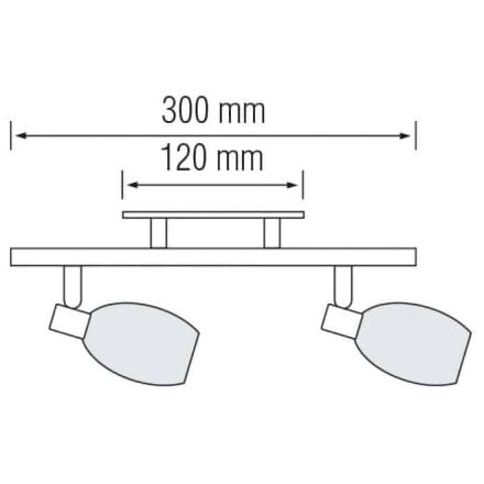 Світильник настінно-стельовий MANAVGAT-2