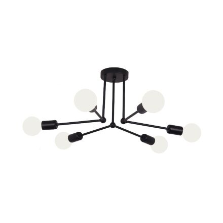 Світильник підвісний LORENZO-6 Е27 чорний