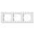 Рамка 3-на GRANO білий