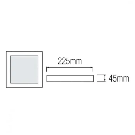 Світлодіодний світильник CARLA-36/SQ 36W 4200К