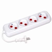 Подовжувач 4 гнізда 2 М без заземлення Подовжувач 4 гнізда 2 М без заземлення