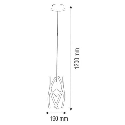 Світлодіодна люстра OPTIMA-12 12W