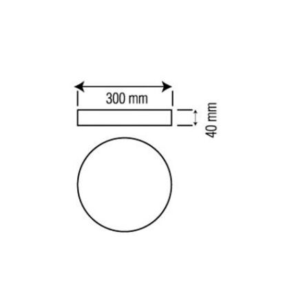 Світильник накладний SOFIA-48 3CCT білий