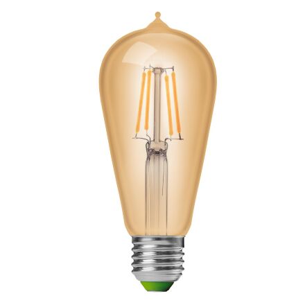 Промо-набір EUROLAMP LED Лампа філамент ST64 7W E27 4000K (deco)