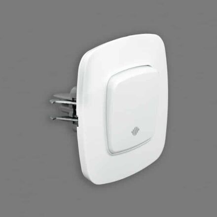 Вимикач 1-клавішний з підсвіткою білий ELA