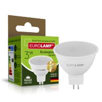 Світлодіодна лампа EUROLAMP LED SMD MR16 3W GU5.3 3000K 220V