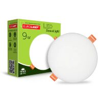 Світильник круглий EUROLAMP LED Downlight 9W 855lm 3000K