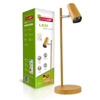 Настільна світлодіодна лампа EUROLAMP LED SMART 8 Вт 5000 K dimmable wooden