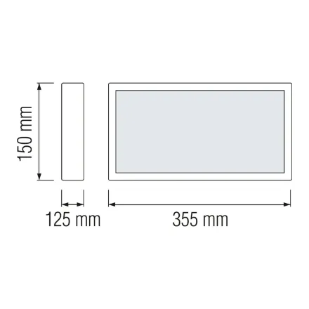 Світлодіодний світильник аварійний ROBSON 3W
