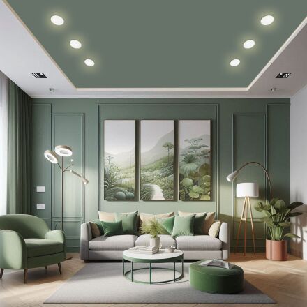 Світлодіодний світильник EUROLAMP круглий DecoLight 9W 890Lm 4000K