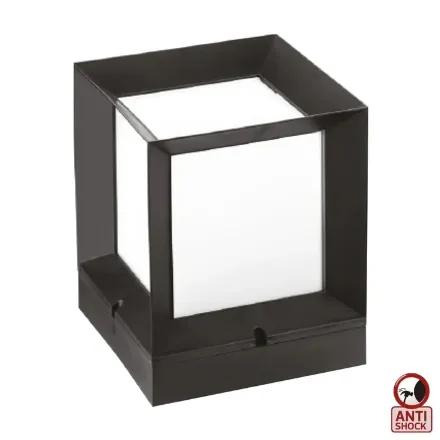 Світильник садово-парковий PRIZMA E27 чорний