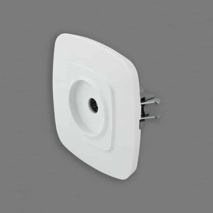 Розетка ТВ біла ELA