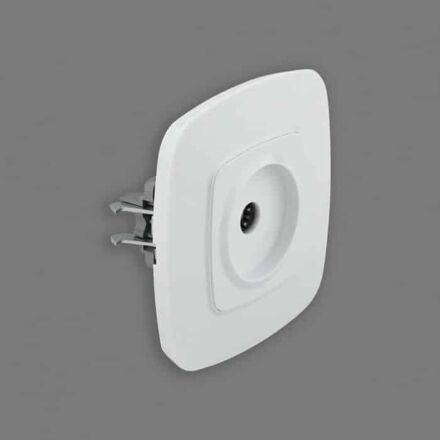 Розетка ТВ біла ELA