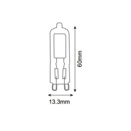 Світлодіодна лампа EXA-6 6W G9 6400К