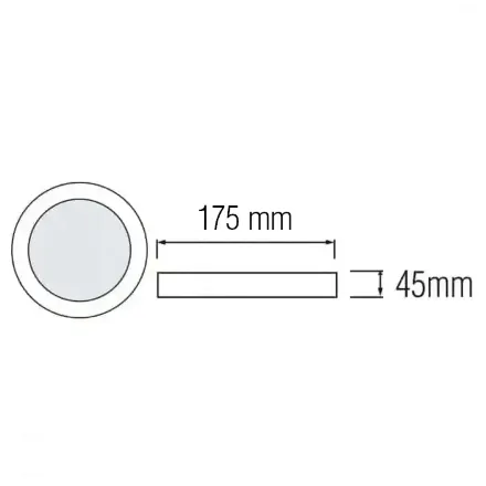 Світлодіодний світильник CARLA-24 24W 6400К