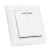 Вимикач 2-клавішний з підсвіткою білий TINA