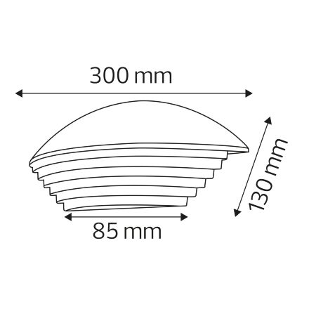 Світлодіодний світильник фасадний SPARTA-1