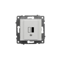 Механізм розетки USB білої