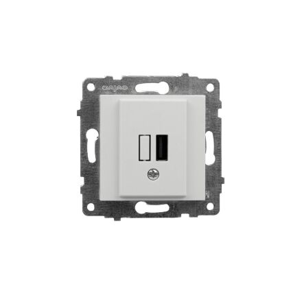 Механізм розетки USB білої