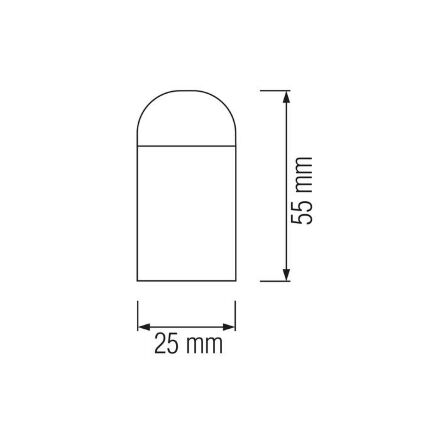 Патрон пластиковий Е14 білий