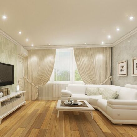 Світильник круглий EUROLAMP LED Glass Downlight 6W 500Lm 4000K