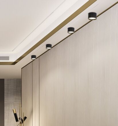 Світильник точковий EUROLAMP N4 LED GX53 (Max 30W) чорний
