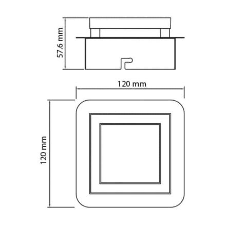 Світлодіодний світильник стельовий LIKYA-1