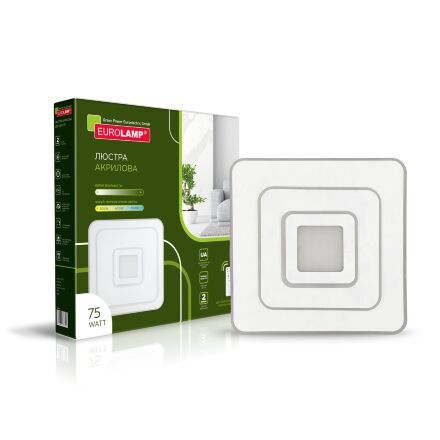 Настінно-стельовий світильник EUROLAMP LED T1 75W 3000-6500K білий